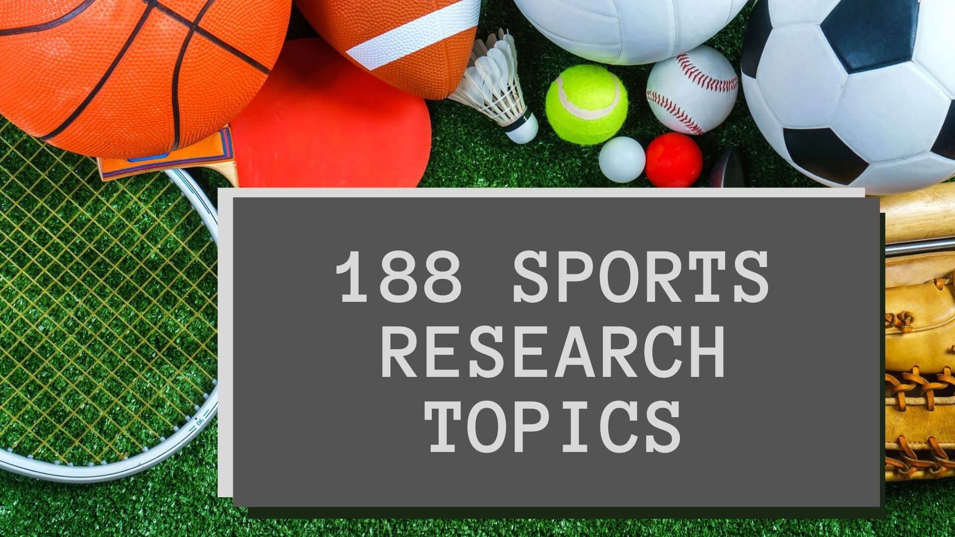 Sports Research Paper Topics