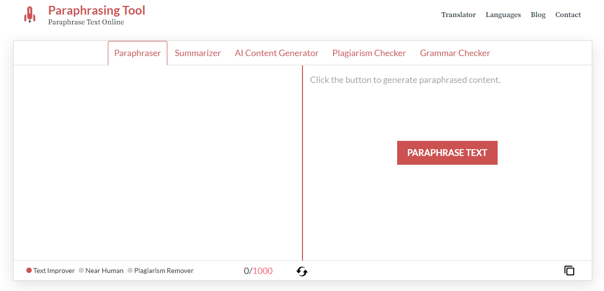 ai Paraphrasing Tool