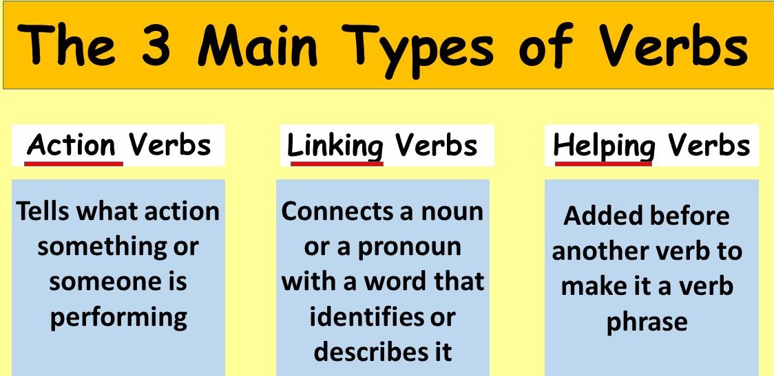 Types of Verbs in English