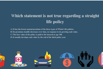 Which statement is not true regarding a straight life policy?