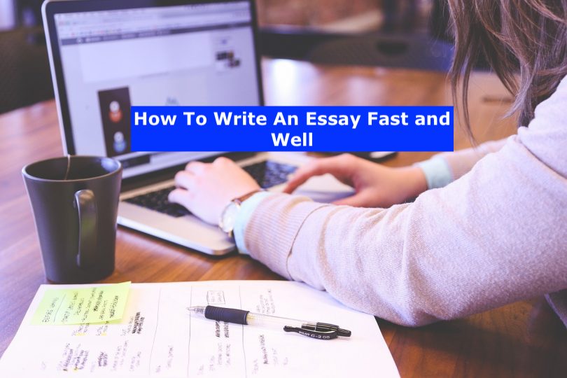 how to write an essay quickly reddit