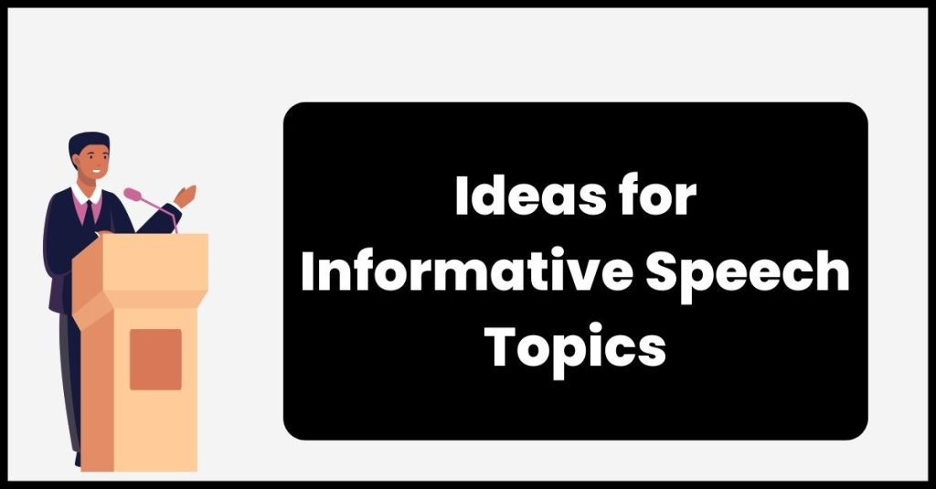 visual informative speech topics